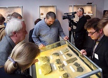 Wałbrzyskie kamienne eksponaty obejrzało wiele osób.