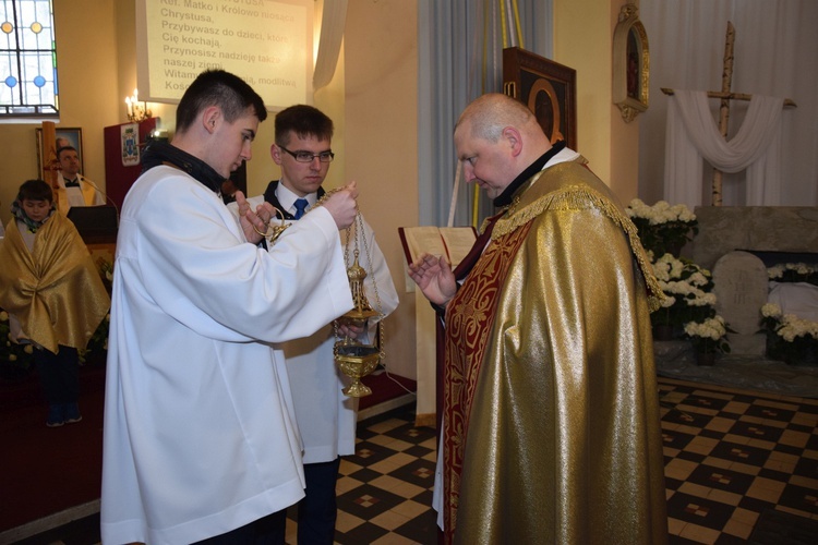 Powitanie ikony MB Częstochowskiej w Kaszewach Kościelnych