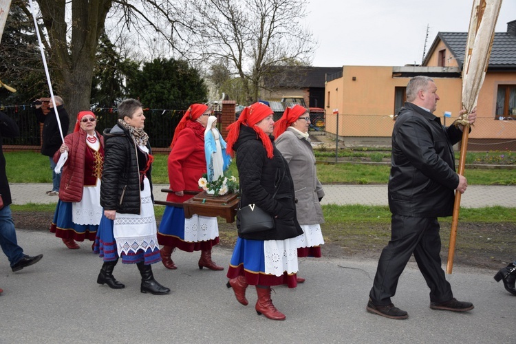 Powitanie ikony MB Częstochowskiej w Kaszewach Kościelnych