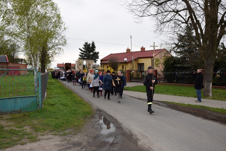 Powitanie ikony MB Częstochowskiej w Kaszewach Kościelnych