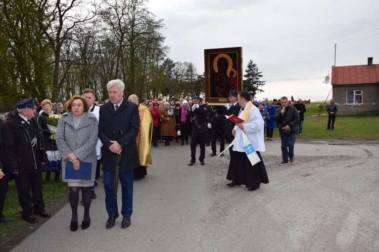 Powitanie ikony MB Częstochowskiej w Kaszewach Kościelnych