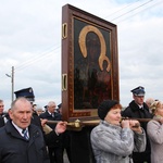 Powitanie ikony MB Częstochowskiej w Strzegocinie