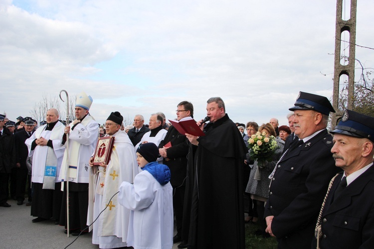 Powitanie ikony MB Częstochowskiej w Strzegocinie