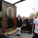 Powitanie ikony MB Częstochowskiej w Strzegocinie