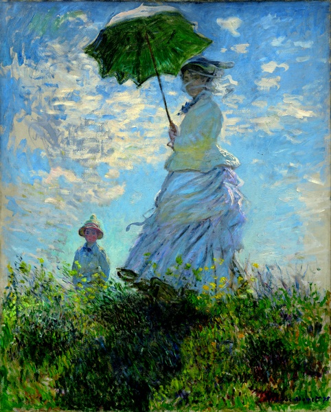 Claude Monet (1840–1926)  „Kobieta z parasolem”, 1875 National Gallery of Art, Waszyngton