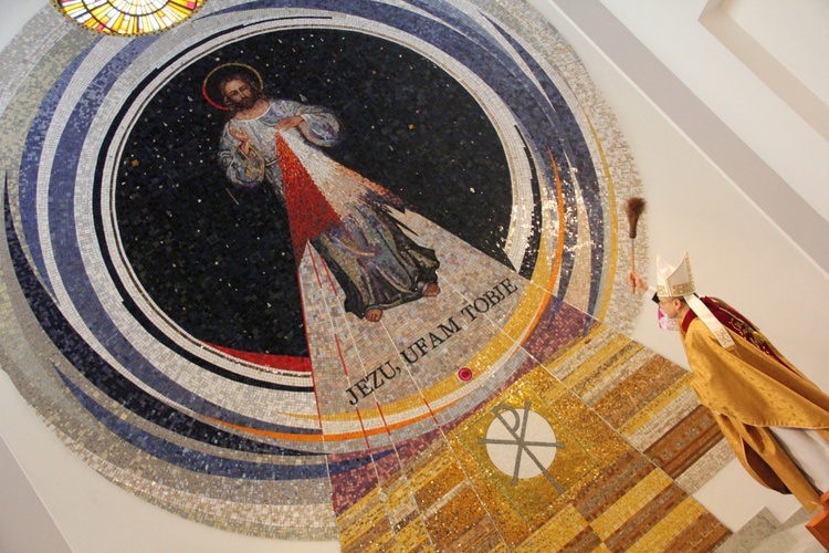 Mozaika Jezusa Miłosiernego