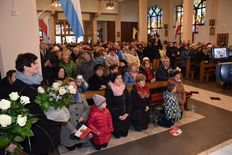 Powitanie ikony MB Częstochowskiej w Kutnie-Dybowie