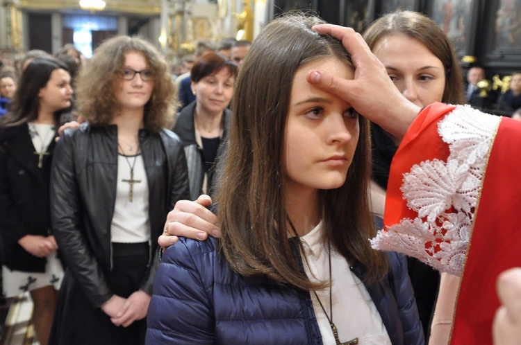 Bierzmowanie w bazylice św. Mikołaja w Bochni