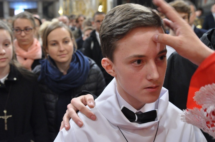 Bierzmowanie w bazylice św. Mikołaja w Bochni