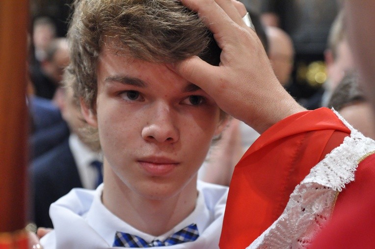 Bierzmowanie w bazylice św. Mikołaja w Bochni