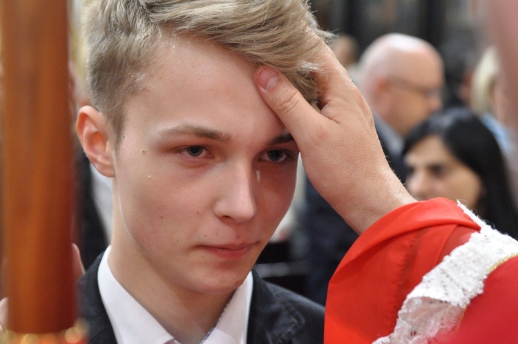 Bierzmowanie w bazylice św. Mikołaja w Bochni