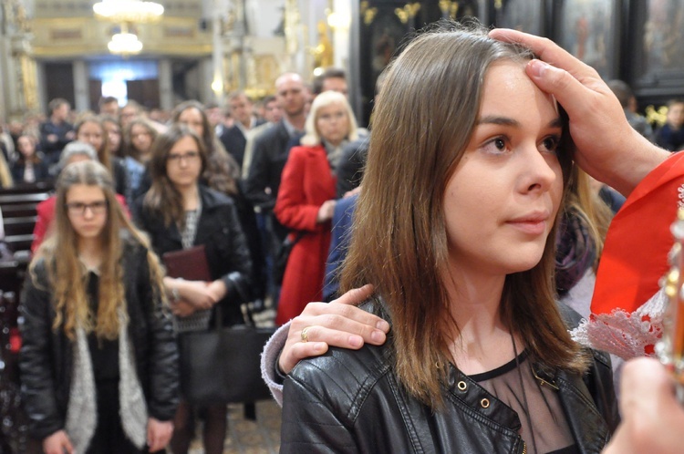 Bierzmowanie w bazylice św. Mikołaja w Bochni