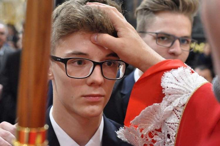 Bierzmowanie w bazylice św. Mikołaja w Bochni