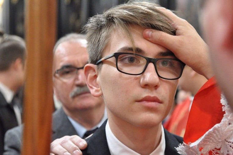 Bierzmowanie w bazylice św. Mikołaja w Bochni