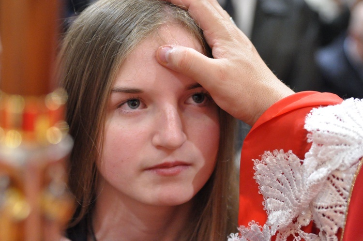 Bierzmowanie w bazylice św. Mikołaja w Bochni