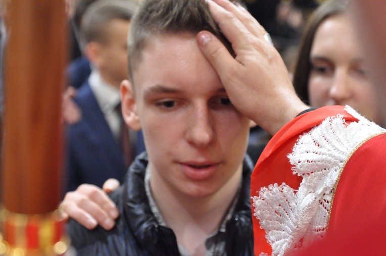 Bierzmowanie w bazylice św. Mikołaja w Bochni