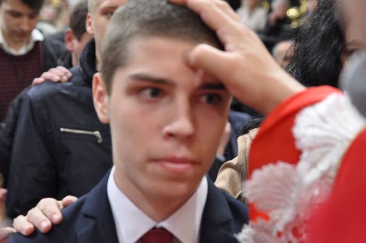 Bierzmowanie w bazylice św. Mikołaja w Bochni