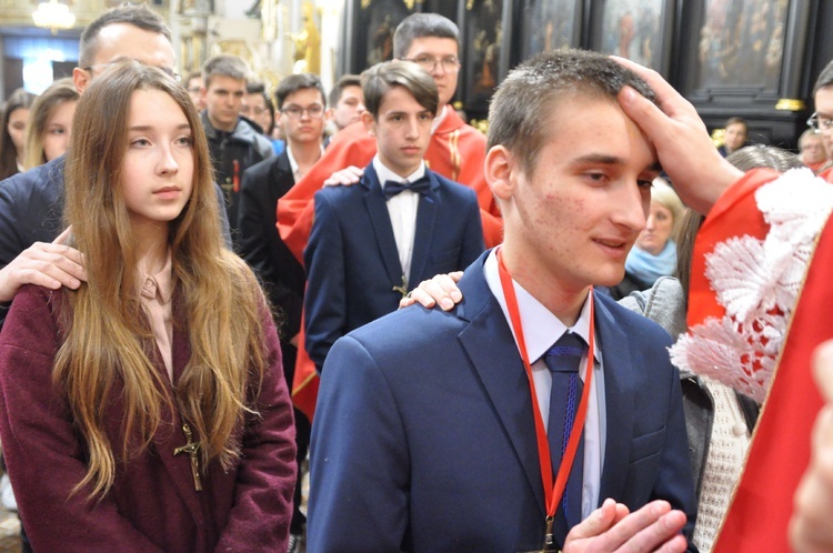 Bierzmowanie w bazylice św. Mikołaja w Bochni