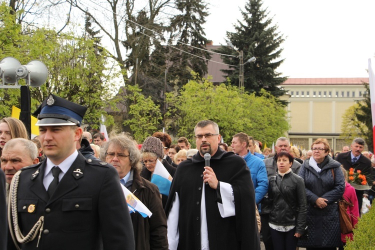 Powitanie ikony MB Częstochowskiej w Kutnie-Woźniakowie