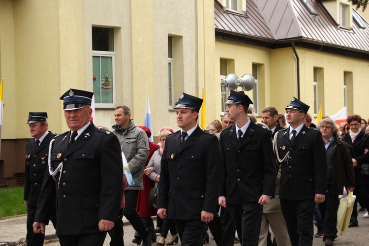 Powitanie ikony MB Częstochowskiej w Kutnie-Woźniakowie