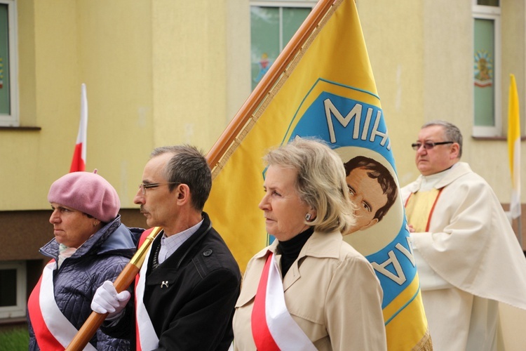 Powitanie ikony MB Częstochowskiej w Kutnie-Woźniakowie