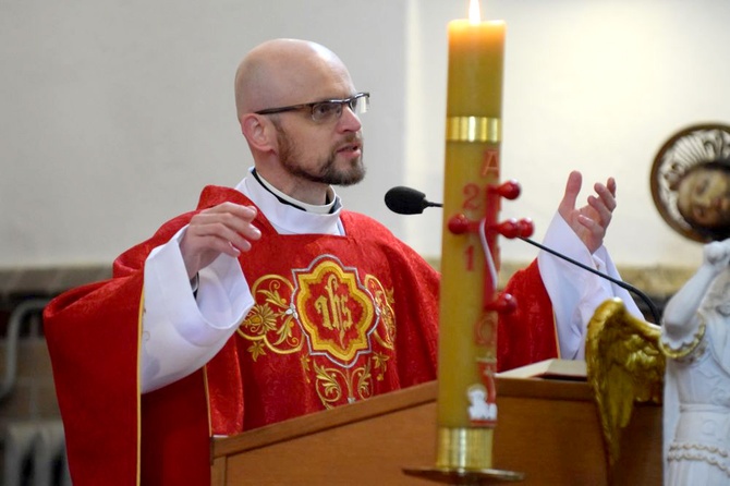 Msza św. ks. Romana Tomaszczuka przed nowicjatem