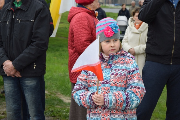 Powitanie ikony MB Częstochowskiej w parafii św. Jadwigi w Kutnie