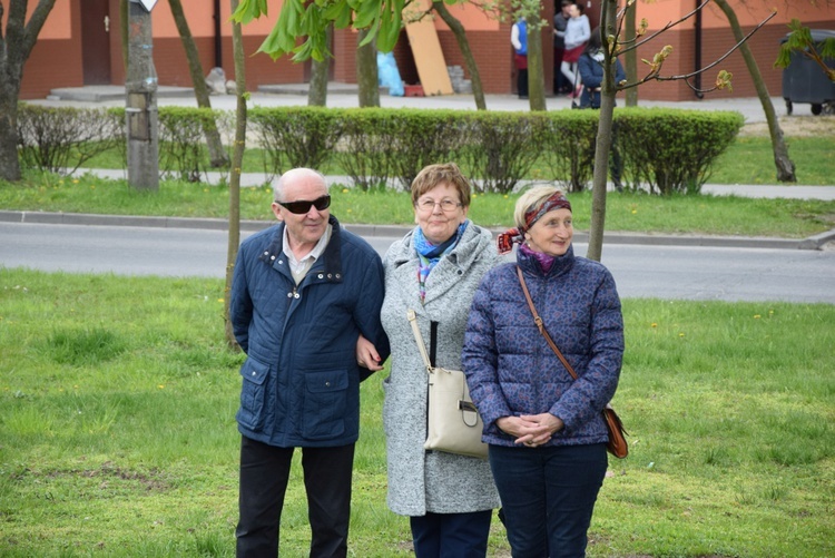 Powitanie ikony MB Częstochowskiej w parafii św. Jadwigi w Kutnie