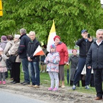 Powitanie ikony MB Częstochowskiej w parafii św. Jadwigi w Kutnie