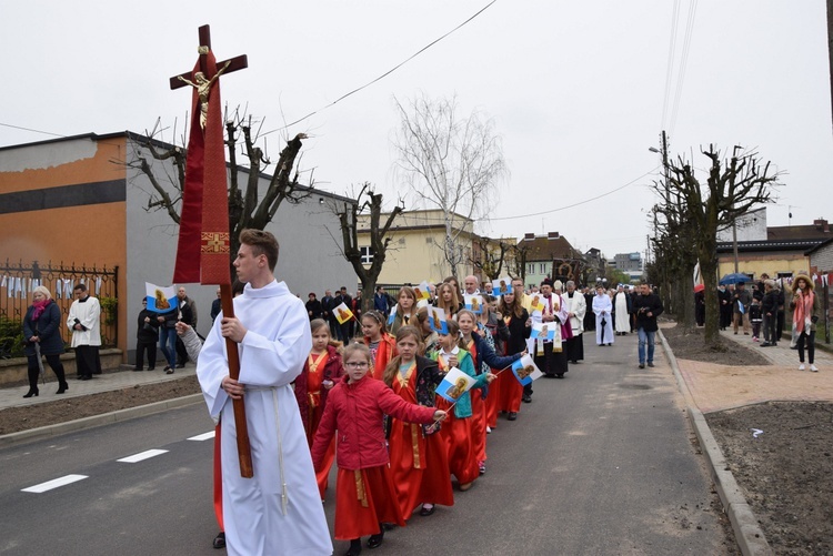 Powitanie ikony MB Częstochowskiej w parafii Błogosławionych Męczenników Kutnowskich