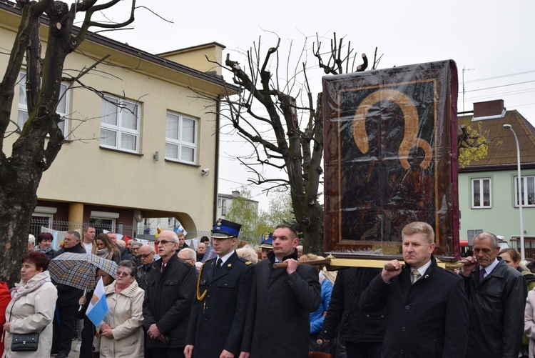 Powitanie ikony MB Częstochowskiej w parafii Błogosławionych Męczenników Kutnowskich