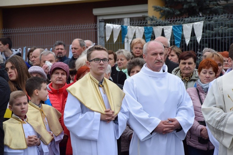 Powitanie ikony MB Częstochowskiej w parafii Błogosławionych Męczenników Kutnowskich