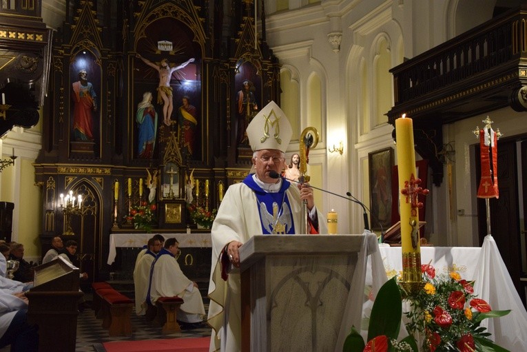 Powitanie ikony MB Częstochowskiej w parafii św. Wawrzyńca w Kutnie