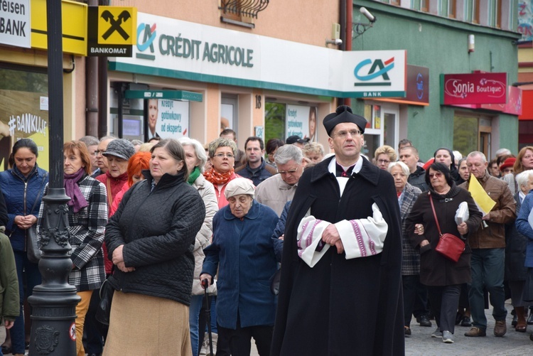 Powitanie ikony MB Częstochowskiej w parafii św. Wawrzyńca w Kutnie