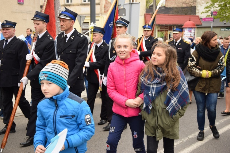 Powitanie ikony MB Częstochowskiej w parafii św. Wawrzyńca w Kutnie