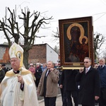 Powitanie ikony MB Częstochowskiej w parafii św. Wawrzyńca w Kutnie