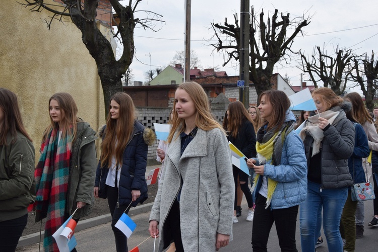 Powitanie ikony MB Częstochowskiej w parafii św. Wawrzyńca w Kutnie