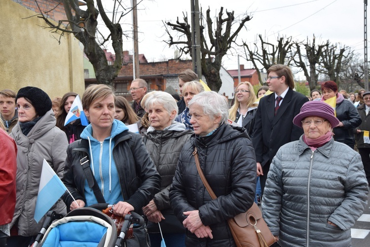 Powitanie ikony MB Częstochowskiej w parafii św. Wawrzyńca w Kutnie