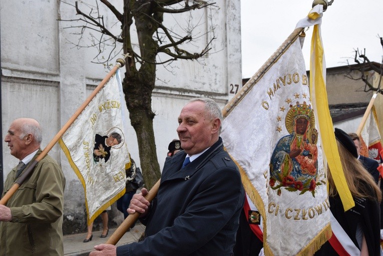 Powitanie ikony MB Częstochowskiej w parafii św. Wawrzyńca w Kutnie