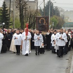 Powitanie ikony MB Częstochowskiej w parafii św. Jana Chrzciciela w Kutnie