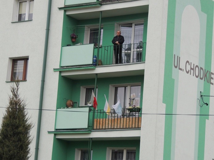 Powitanie ikony MB Częstochowskiej w parafii św. Jana Chrzciciela w Kutnie