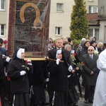 Powitanie ikony MB Częstochowskiej w parafii św. Jana Chrzciciela w Kutnie