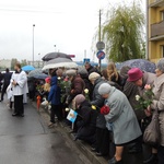 Powitanie ikony MB Częstochowskiej w parafii św. Jana Chrzciciela w Kutnie