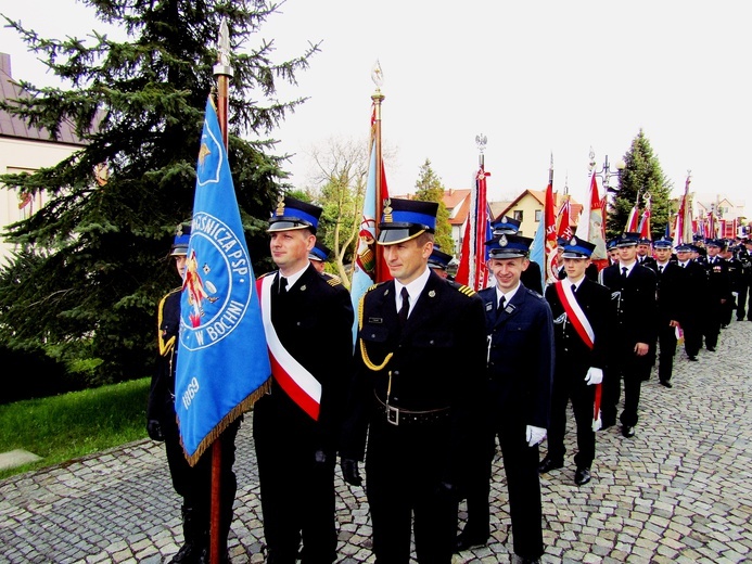 Strażacy z powiatu w Bochni