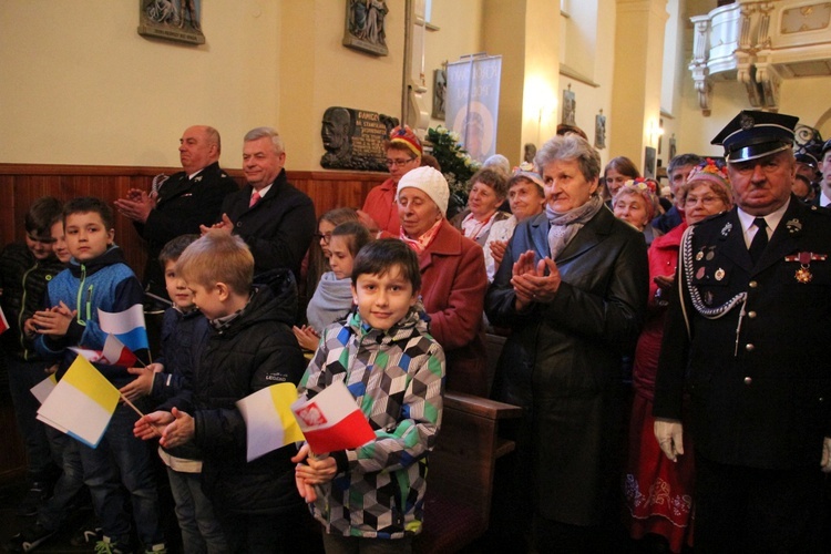 Powitanie ikony MB Częstochowskiej w Głogowcu