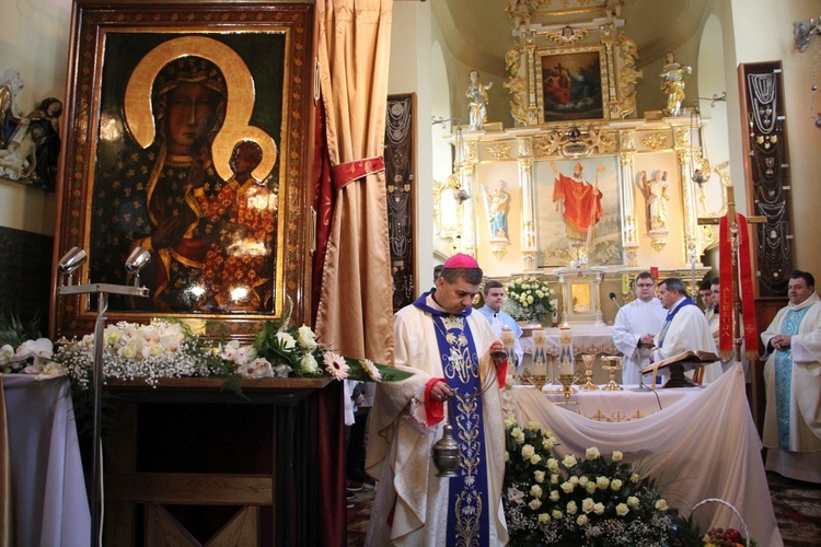 Powitanie ikony MB Częstochowskiej w Głogowcu