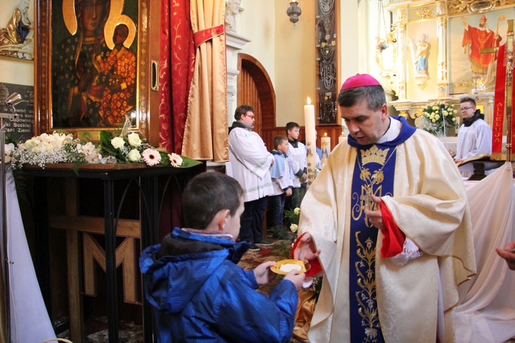 Powitanie ikony MB Częstochowskiej w Głogowcu