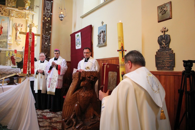 Powitanie ikony MB Częstochowskiej w Głogowcu