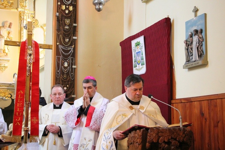 Powitanie ikony MB Częstochowskiej w Głogowcu