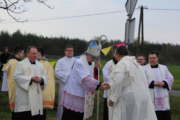 Powitanie ikony MB Częstochowskiej w Głogowcu